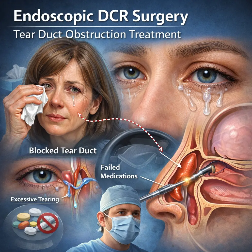 جراحی اندوسکوپی مجرای اشکی