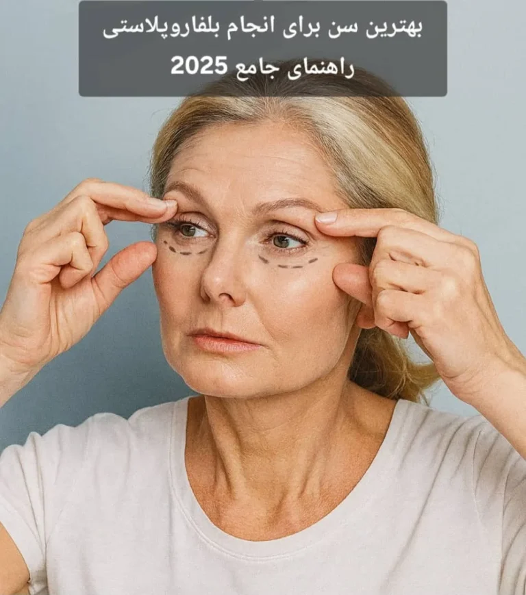 بهترین سن برای انجام بلفاروپلاستی | راهنمای جامع 2025