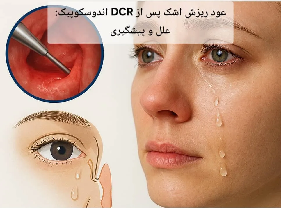 عود ریزش اشک پس از DCR اندوسکوپیک: علل و پیشگیری