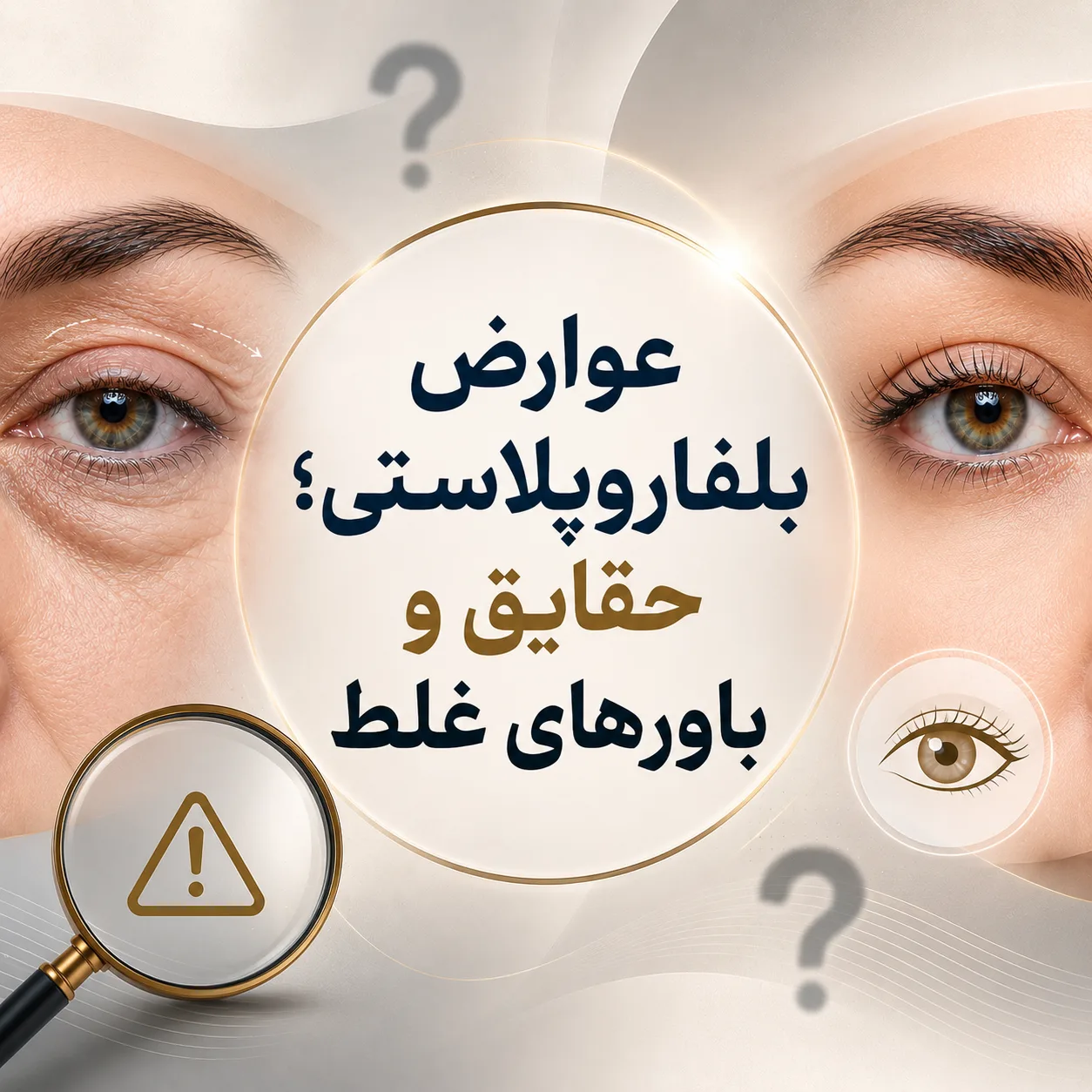 عوارض بلفاروپلاستی؛ حقایق و باورهای غلط