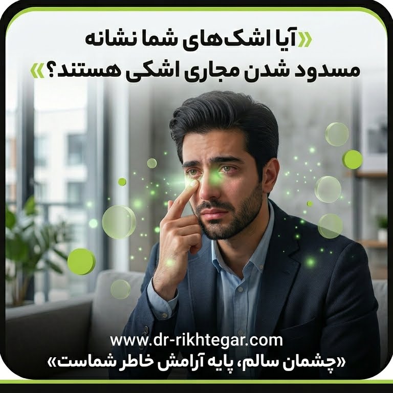 اشک ریزش مدام چشم