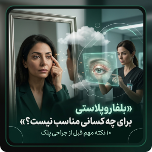 بلفاروپلاستی برای چه کسانی مناسب نیست