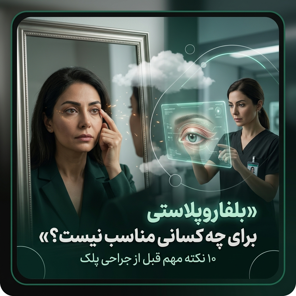 بلفاروپلاستی برای چه کسانی مناسب نیست