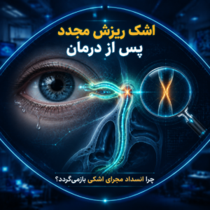 اشک ریزش مجدد بعد از درمان مجرای اشکی؛ چرا اتفاق می‌افتد؟