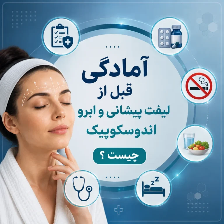 آمادگی قبل از لیفت پیشانی و ابرو اندوسکوپیک؛ 8 اقدام ضروری