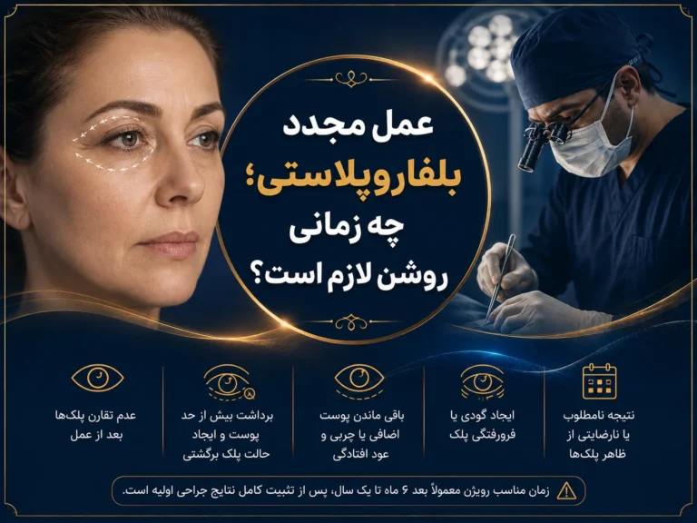 عمل مجدد بلفاروپلاستی؛ چه زمانی رویژن لازم است؟