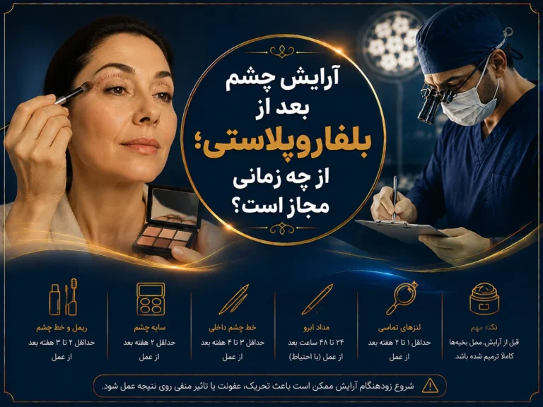 آرایش چشم بعد از بلفاروپلاستی؛ از چه زمانی مجاز است؟