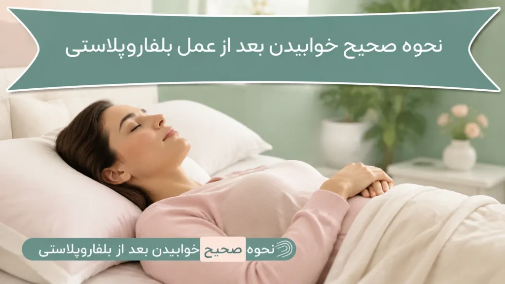 خوابیدن بعد از بلفاروپلاستی؛ بهترین حالت خواب چیست؟