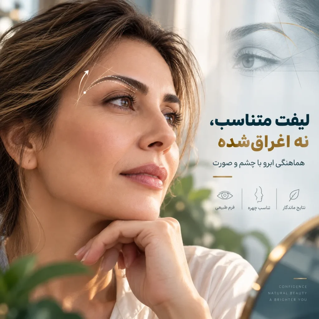 جراحی لیفت دم ابرو چیست؟