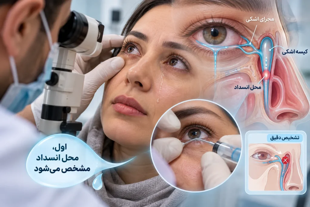 عمل مجرای اشک با لیزر چگونه انجام می‌شود؟