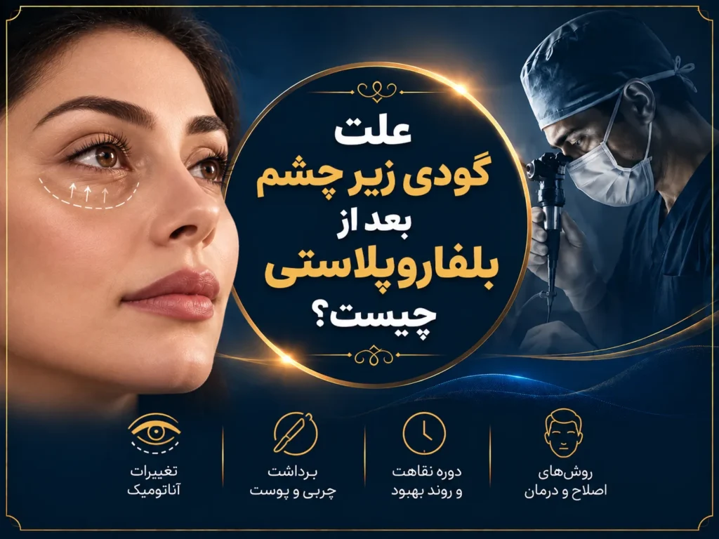 علت گودی زیر چشم بعد از بلفاروپلاستی چیست؟
