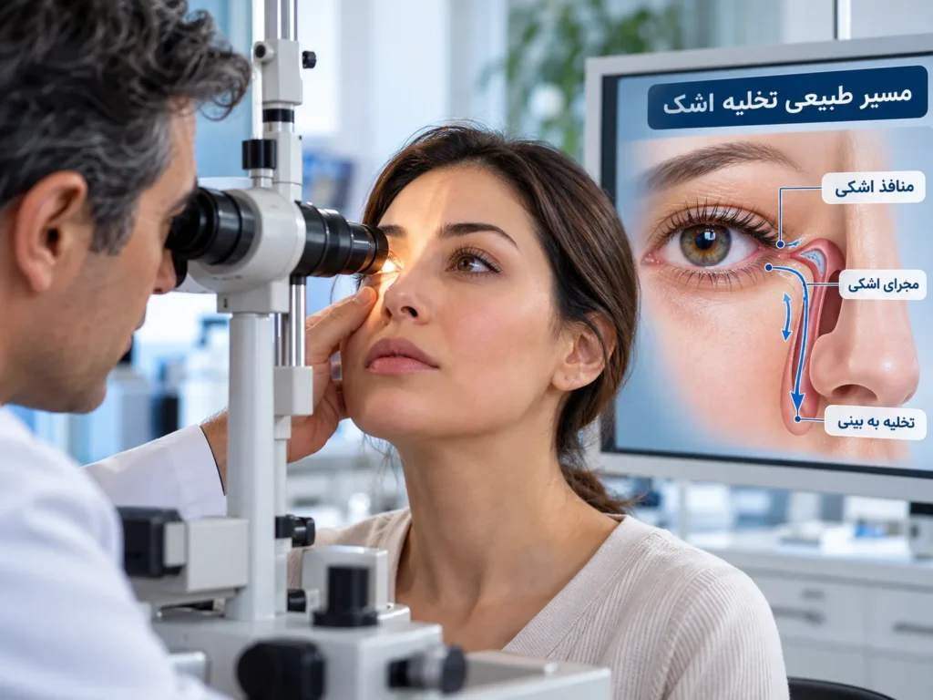 علت آبریزش چشم بعد از بلفاروپلاستی چیست ؟